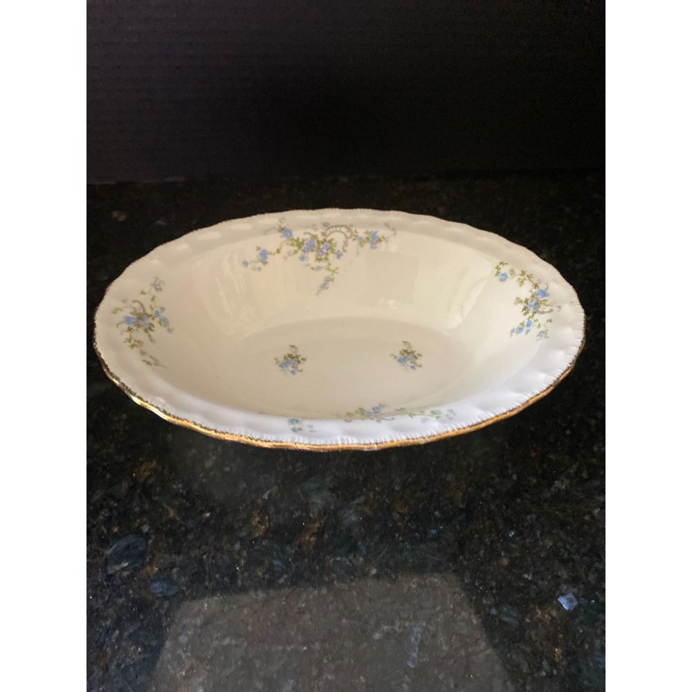 Pope Gosser Blue Floral 7" Serving Bowl